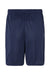 Augusta Sportswear 1425 Mens Octane Moisture Wicking Shorts Navy Blue Flat Back