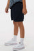 Augusta Sportswear 1426 Youth Octane Moisture Wicking Shorts Black Model Side