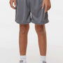 Augusta Sportswear Youth Octane Moisture Wicking Shorts - Graphite Grey - NEW