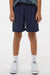 Augusta Sportswear 1426 Youth Octane Moisture Wicking Shorts Navy Blue Model Front