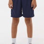 Augusta Sportswear Youth Octane Moisture Wicking Shorts - Navy Blue - NEW