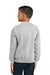 Jerzees 562B/562BR Youth NuBlend Fleece Crewneck Sweatshirt Ash Grey Model Back