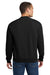 Jerzees 562M/562MR Mens NuBlend Fleece Crewneck Sweatshirt Black Model Back