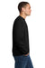 Jerzees 562M/562MR Mens NuBlend Fleece Crewneck Sweatshirt Black Model Side