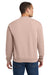 Jerzees 562M/562MR Mens NuBlend Fleece Crewneck Sweatshirt Blush Pink Model Back