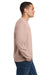 Jerzees 562M/562MR Mens NuBlend Fleece Crewneck Sweatshirt Blush Pink Model Side