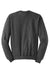 Jerzees 562M/562MR Mens NuBlend Fleece Crewneck Sweatshirt Heather Black Flat Back