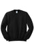 Jerzees 562M/562MR Mens NuBlend Fleece Crewneck Sweatshirt Black Flat Front