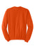Jerzees 562M/562MR Mens NuBlend Fleece Crewneck Sweatshirt Burnt Orange Flat Back
