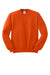 Jerzees 562M/562MR Mens NuBlend Fleece Crewneck Sweatshirt Burnt Orange Flat Front