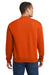 Jerzees 562M/562MR Mens NuBlend Fleece Crewneck Sweatshirt Burnt Orange Model Back