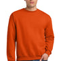 Jerzees Mens NuBlend Fleece Crewneck Sweatshirt - Burnt Orange