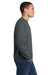 Jerzees 562M/562MR Mens NuBlend Fleece Crewneck Sweatshirt Charcoal Grey Model Side