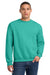 Jerzees 562M/562MR Mens NuBlend Fleece Crewneck Sweatshirt Cool Mint Model Front