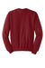 Jerzees 562M/562MR Mens NuBlend Fleece Crewneck Sweatshirt Cardinal Red Flat Back