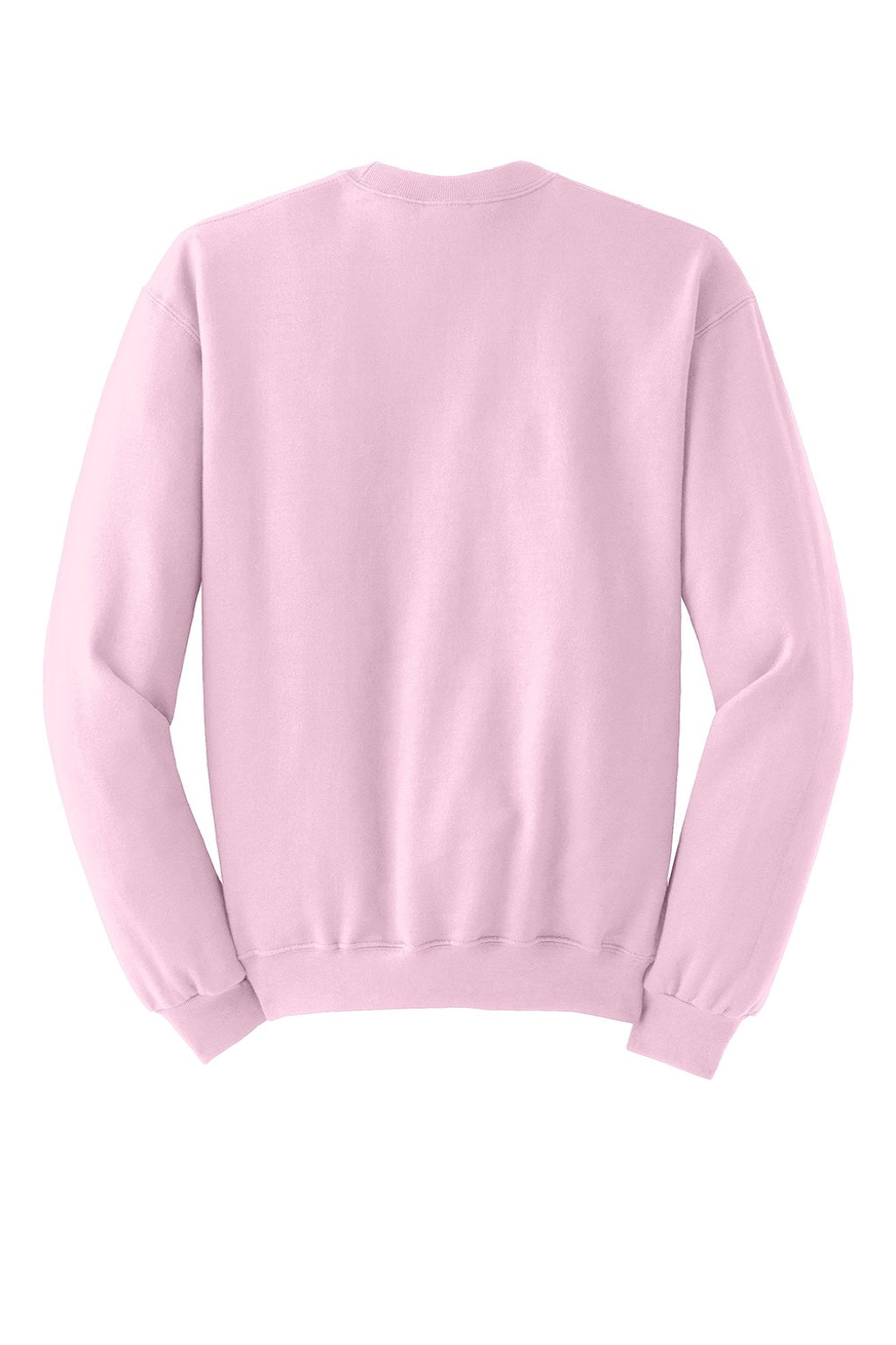 Jerzees 562M/562MR Mens NuBlend Fleece Crewneck Sweatshirt Classic Pink Flat Back