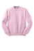 Jerzees 562M/562MR Mens NuBlend Fleece Crewneck Sweatshirt Classic Pink Flat Front