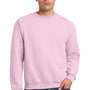 Jerzees Mens NuBlend Fleece Crewneck Sweatshirt - Classic Pink