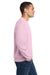 Jerzees 562M/562MR Mens NuBlend Fleece Crewneck Sweatshirt Classic Pink Model Side