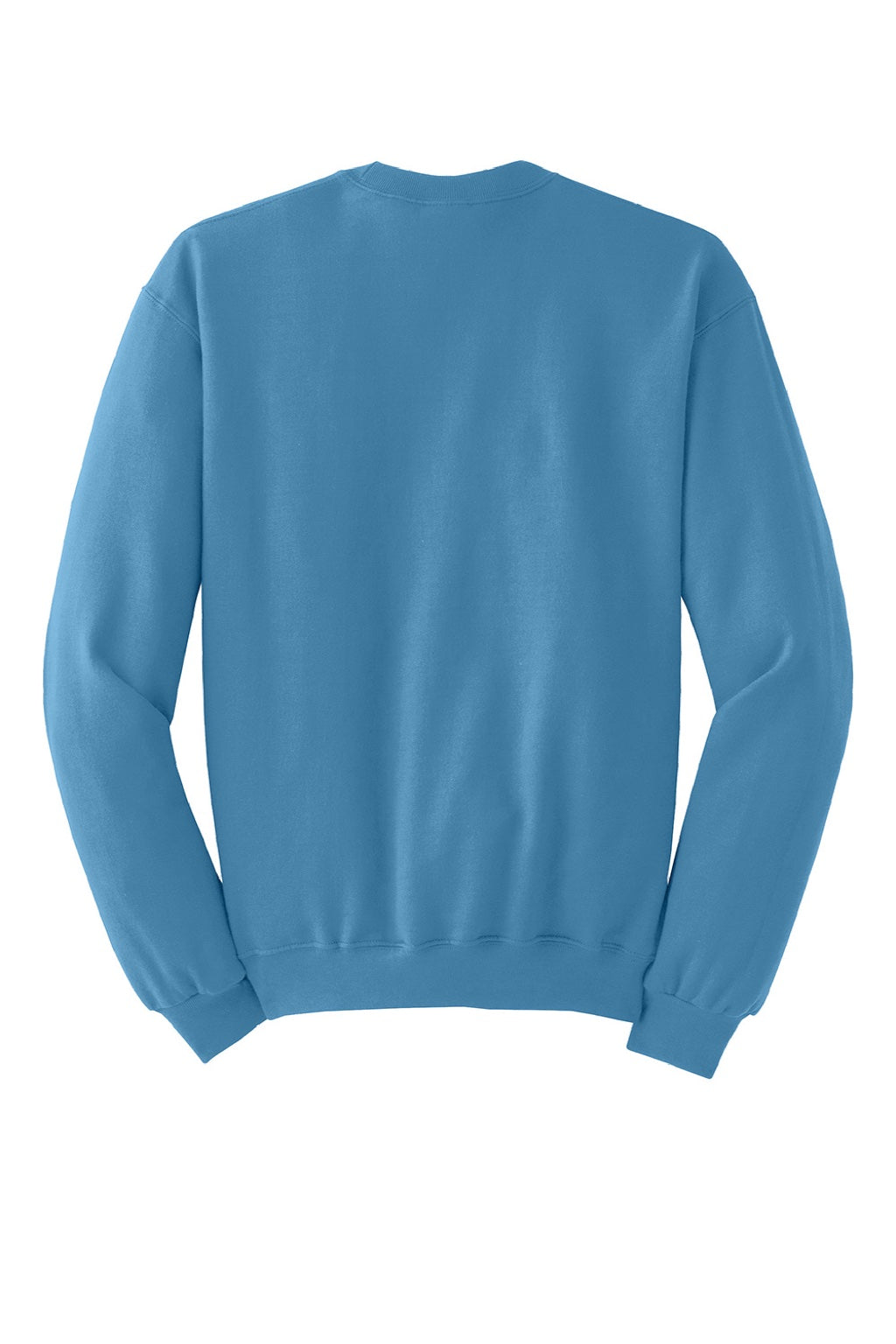 Jerzees 562M/562MR Mens NuBlend Fleece Crewneck Sweatshirt Columbia Blue Flat Back