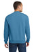 Jerzees 562M/562MR Mens NuBlend Fleece Crewneck Sweatshirt Columbia Blue Model Back