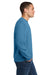 Jerzees 562M/562MR Mens NuBlend Fleece Crewneck Sweatshirt Columbia Blue Model Side