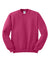 Jerzees 562M/562MR Mens NuBlend Fleece Crewneck Sweatshirt Cyber Pink Flat Front