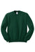 Jerzees 562M/562MR Mens NuBlend Fleece Crewneck Sweatshirt Forest Green Flat Front
