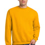 Jerzees Mens NuBlend Fleece Crewneck Sweatshirt - Gold