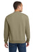 Jerzees 562M/562MR Mens NuBlend Fleece Crewneck Sweatshirt Khaki Brown Model Back
