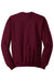 Jerzees 562M/562MR Mens NuBlend Fleece Crewneck Sweatshirt Maroon Flat Back