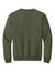 Jerzees 562M/562MR Mens NuBlend Fleece Crewneck Sweatshirt Heather Military Green Flat Back