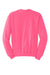 Jerzees 562M/562MR Mens NuBlend Fleece Crewneck Sweatshirt Neon Pink Flat Back