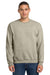 Jerzees 562M/562MR Mens NuBlend Fleece Crewneck Sweatshirt Heather Oatmeal Model Front