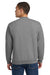 Jerzees 562M/562MR Mens NuBlend Fleece Crewneck Sweatshirt Oxford Grey Model Back