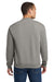Jerzees 562M/562MR Mens NuBlend Fleece Crewneck Sweatshirt Rock Grey Model Back
