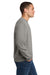 Jerzees 562M/562MR Mens NuBlend Fleece Crewneck Sweatshirt Rock Grey Model Side