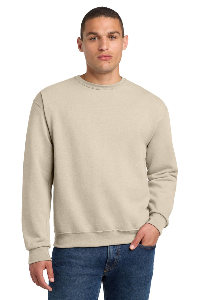 Jerzees 562M/562MR Mens Heather Sweet Cream NuBlend Fleece