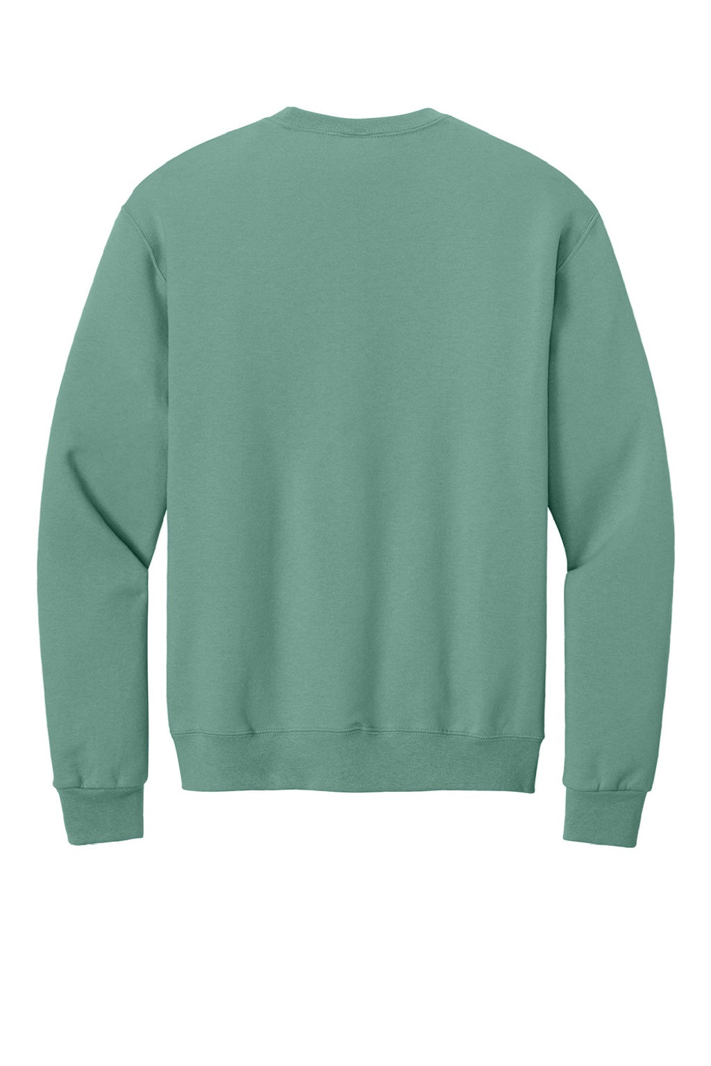 Jerzees 562M/562MR Mens NuBlend Fleece Crewneck Sweatshirt Sage Green Flat Back