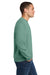 Jerzees 562M/562MR Mens NuBlend Fleece Crewneck Sweatshirt Sage Green Model Side
