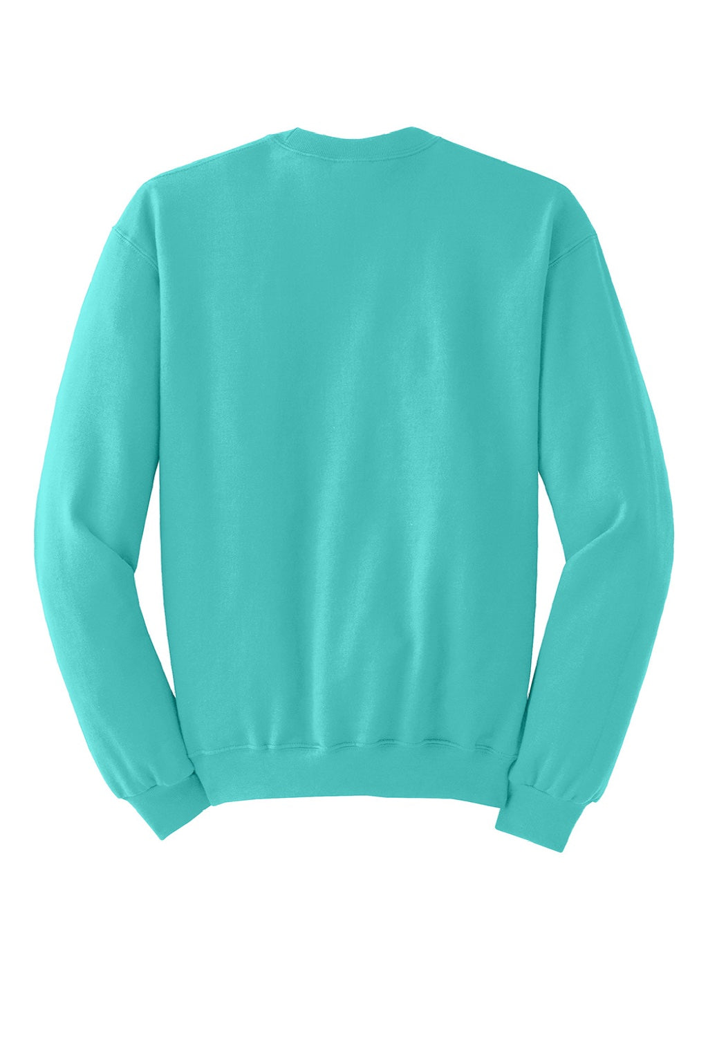 Jerzees 562M/562MR Mens NuBlend Fleece Crewneck Sweatshirt Scuba Blue Flat Back