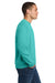 Jerzees 562M/562MR Mens NuBlend Fleece Crewneck Sweatshirt Scuba Blue Model Side