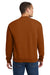 Jerzees 562M/562MR Mens NuBlend Fleece Crewneck Sweatshirt Texas Orange Model Back
