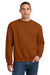 Jerzees 562M/562MR Mens NuBlend Fleece Crewneck Sweatshirt Texas Orange Model Front