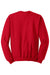 Jerzees 562M/562MR Mens NuBlend Fleece Crewneck Sweatshirt True Red Flat Back