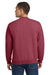 Jerzees 562M/562MR Mens NuBlend Fleece Crewneck Sweatshirt Vintage Heather Red Model Back