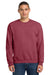 Jerzees 562M/562MR Mens NuBlend Fleece Crewneck Sweatshirt Vintage Heather Red Model Front