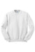 Jerzees 562M/562MR Mens NuBlend Fleece Crewneck Sweatshirt White Flat Front
