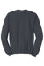 Jerzees 562M/562MR Mens NuBlend Fleece Crewneck Sweatshirt Charcoal Grey Flat Back