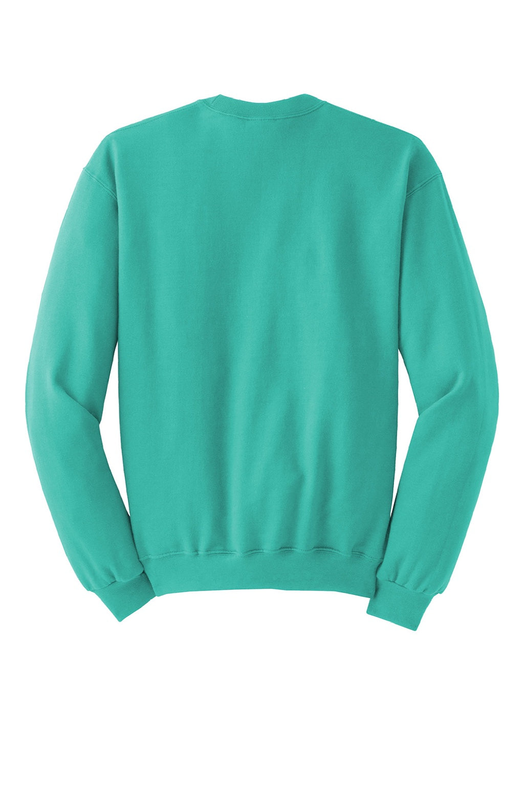 Jerzees 562M/562MR Mens NuBlend Fleece Crewneck Sweatshirt Cool Mint Flat Back